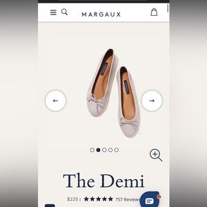 Margaux Demi Leather Flats